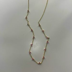 Kendra Scott pink heart necklace